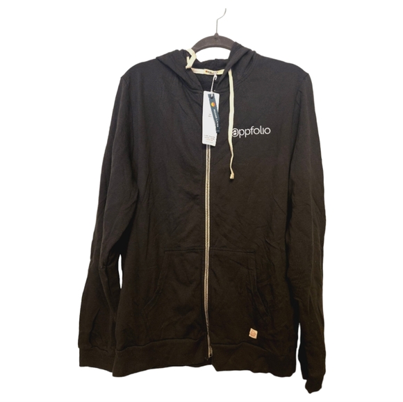 Marine Layer Other - NWT MARINE LAYER Embroidered Appfolio Gray Full Zip Jacket Hoodie Large